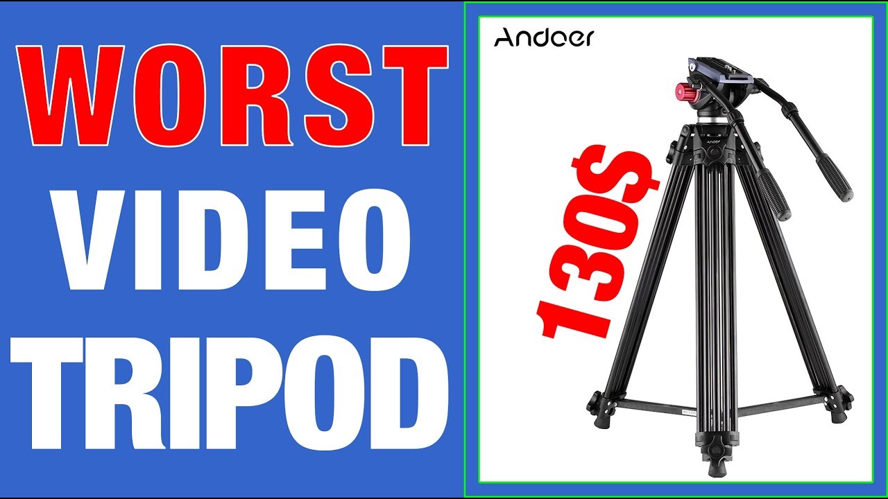 130$ Terrible Tripod Andoer Professional Video tripod !