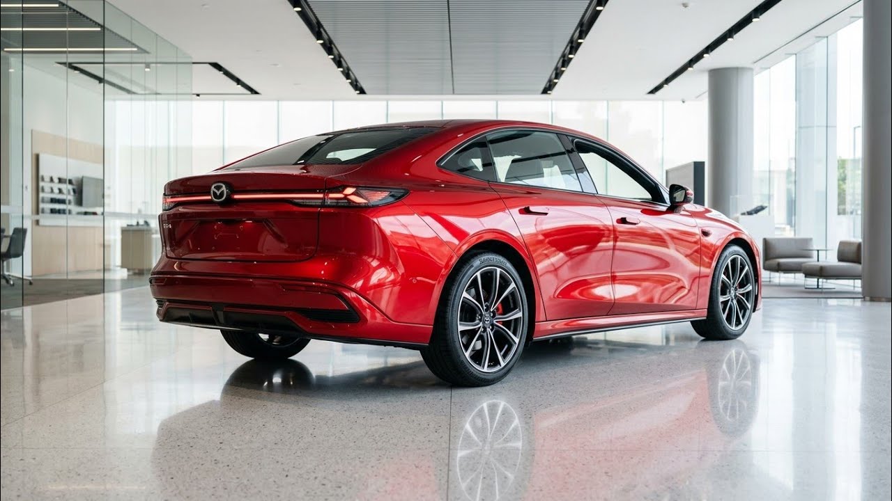 2027 New Mazda EZ-6 in Red: What's This Stunning Sedan That's
