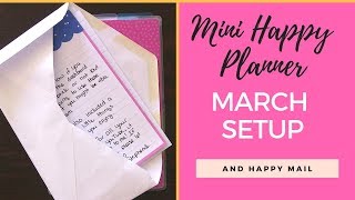 Mini Happy Planner Setup for March 2019
