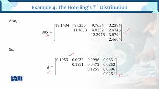 Example 4 The Hotellings T2 Distribution Multivariate Ysis Sta633Topic062