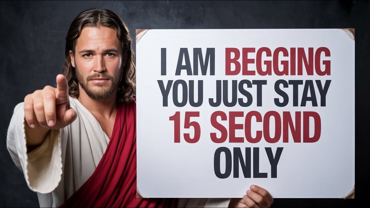 ✝️GOD SAYS: CAN YOU GIVE ME JUST 15 SECONDS! | GODS MESSAGE TODAY | GODS MESSAGE FOR YOU TODAY