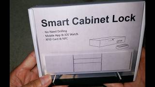 Smart Cabinet Lock, Hidden RFID Bluetooth Drawer Locks, Child Safety Cabinet Locks by Keylesslife