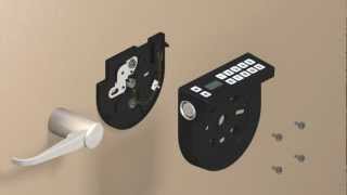 Cencon Gen 2 Lock Installation: Step 2 of 5 -- Install the Front Cover