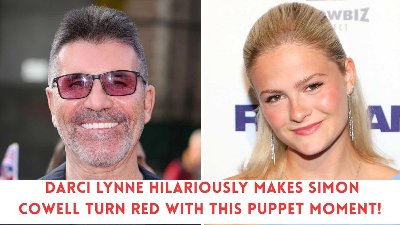 SIMON COWELL's Epic Blush Moment with Darci Lynne's HILARIOUS Puppet Routine!  'You Are Bright Red'!