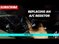 HOW TO replace A/C Resistor in a Cadillac SRX (2010 to 2016) - Daily Vlog