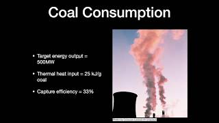 How much coal does a power plant consume?  A mass and energy balance analysis.