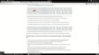 Java 1: week 12 homework start - Building Grep in Java