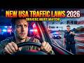 New Traffic Laws in the USA for 2026 – Drivers Must Watch This!