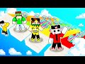 SCIVOLO DEI LUCKYBLOCK ARCOBALENO CON I MIEI AMICI