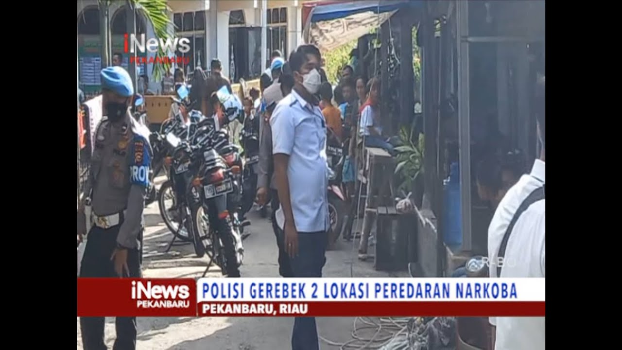 KAMPUNG NARKOBA PEKANBARU DI GREBEK POLISI - INEWS PEKANBARU 21/06
