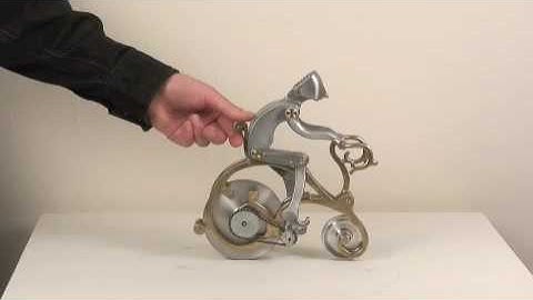 "The Cyclist" 2009 (11" x 14" x 6") www.nemomatic.com