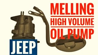 OIL PUMP REPLACEMENT JEEP Wrangler WITH A HIGH VOLUME OIL PUMP by MELLING -  YouTube