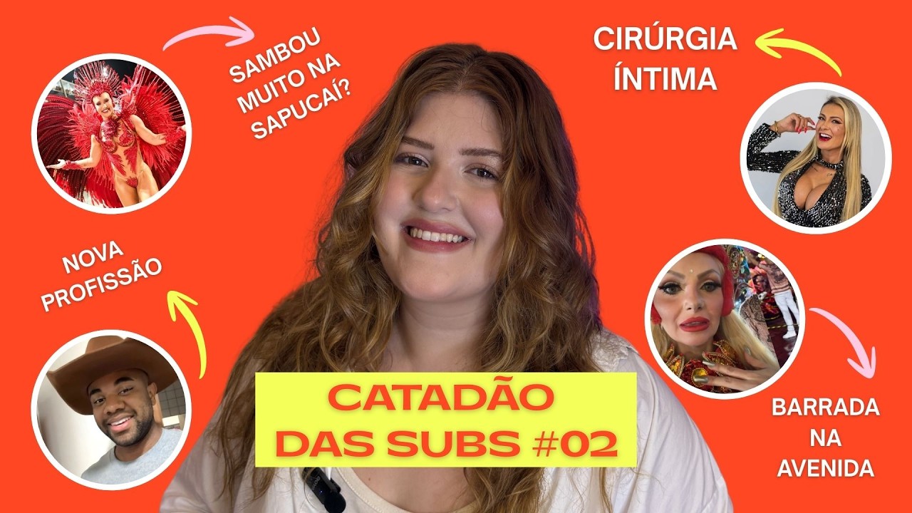 Virgínia vaiada, mulher pêra barrada: o caos do Carnaval 2026 | Catadão das subs #02