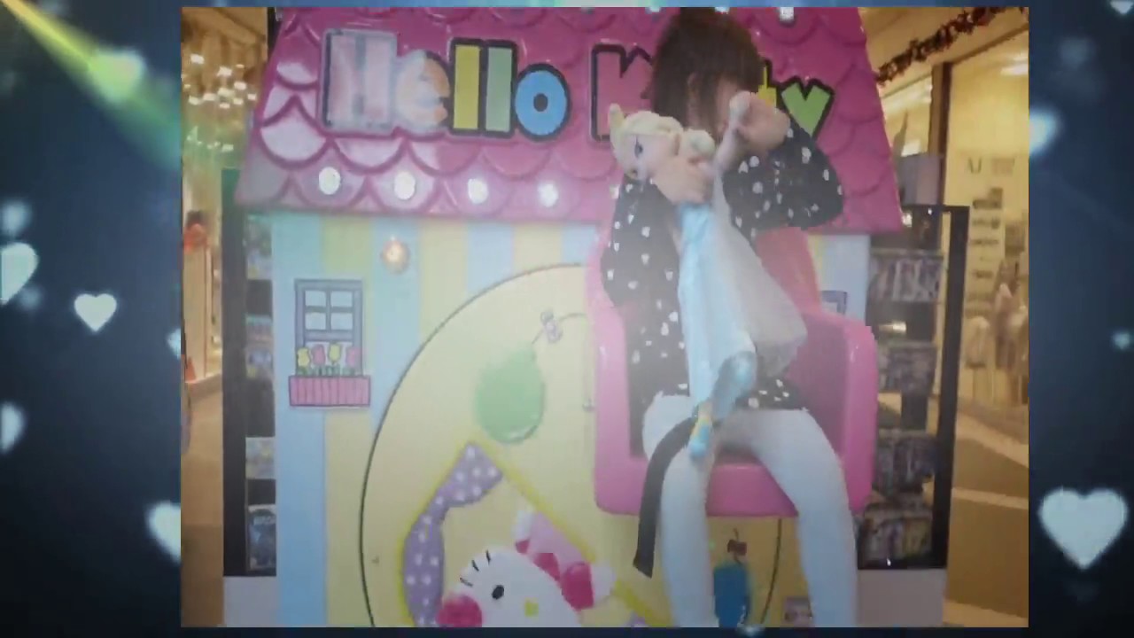 Baby playground with Elsa doll Kid ride on carousel toy