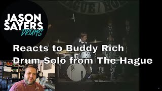 Drummer reacts to  Buddy Rich Solo From The Hague