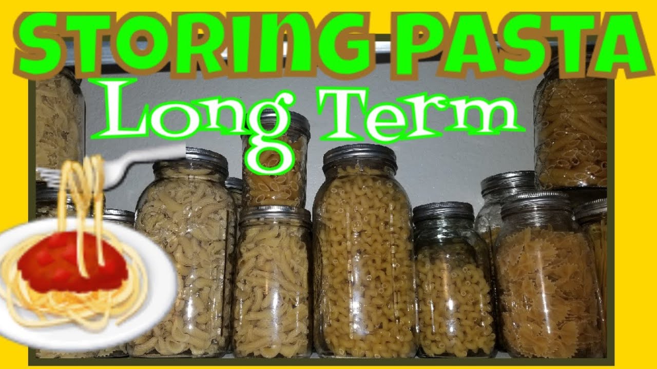 How To Store Pasta For Long Term - YouTube