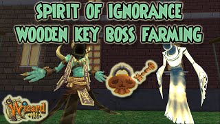 Wizard101 SPIRIT OF IGNORANCE - Wooden Key Boss Farming