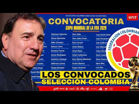 🔴EN VIVO: CONVOCATORIA MUNDIAL 2026 - SELECCIÓN COLOMBIA🔥ESTOS SON LOS 26 QUE NOS REPRESENTARÁN