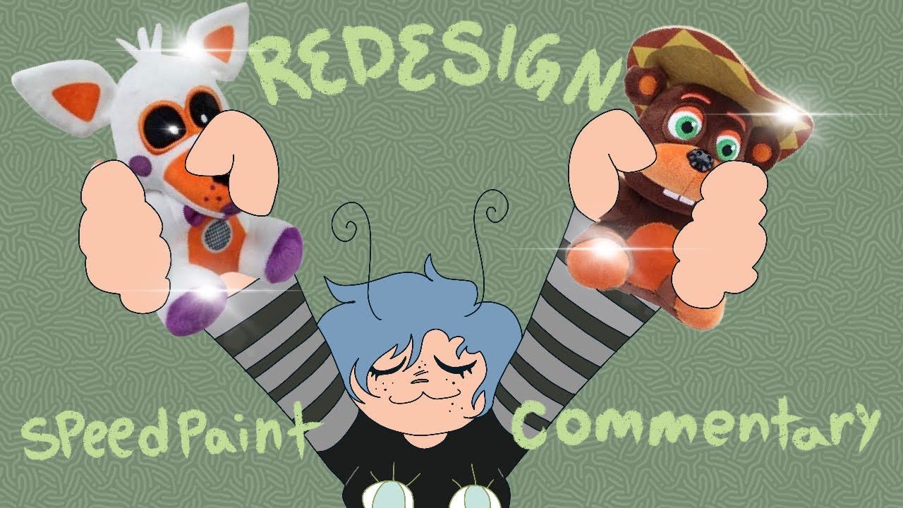 Underrated FNAF character redesigns! [SPEEDPAINT & COMMENTARY]