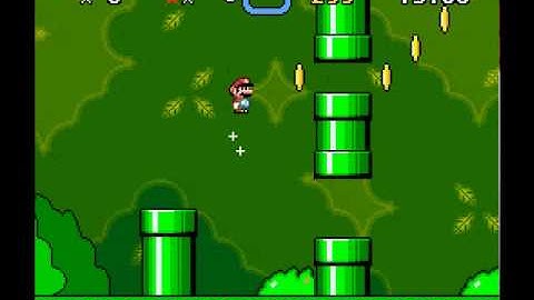 Hard Lunar Magic Hack NON TAS/SAVESTATES, Level 1-1: Malicious Meadow