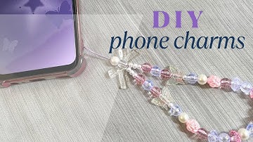 How To Make Beaded DIY Phone Charms