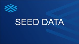 Setup seed data in an Entity
