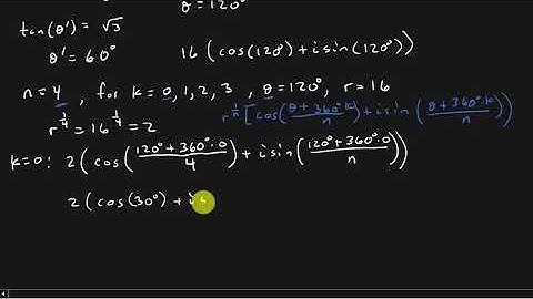 Trigonometry - DeMoivre