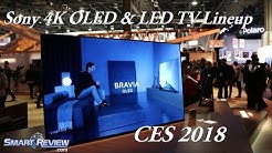 CES 2018 | Sony OLED & LED 4K TV Lineup | 4K HDR Processor X1 Extreme | A8F & AF8 Series