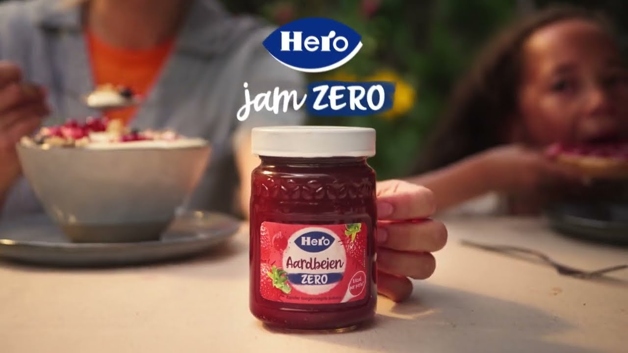 NIEUW! Hero Jam Zero: het fruitigste broodbeleg met maar 8kcal 🍓 🍒