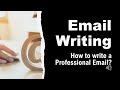Email Writing: 5 Steps for writing a professional email for communication in English #academic