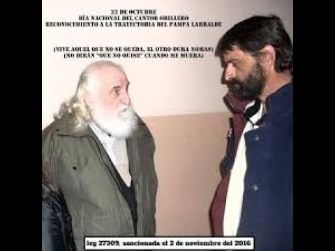 José Larralde (el gigante olvidado) en su Huanguelén