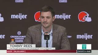 Browns OC Tommy Rees on What Shaped His Offensive Philosophy - Sports4CLE, 1/23/25