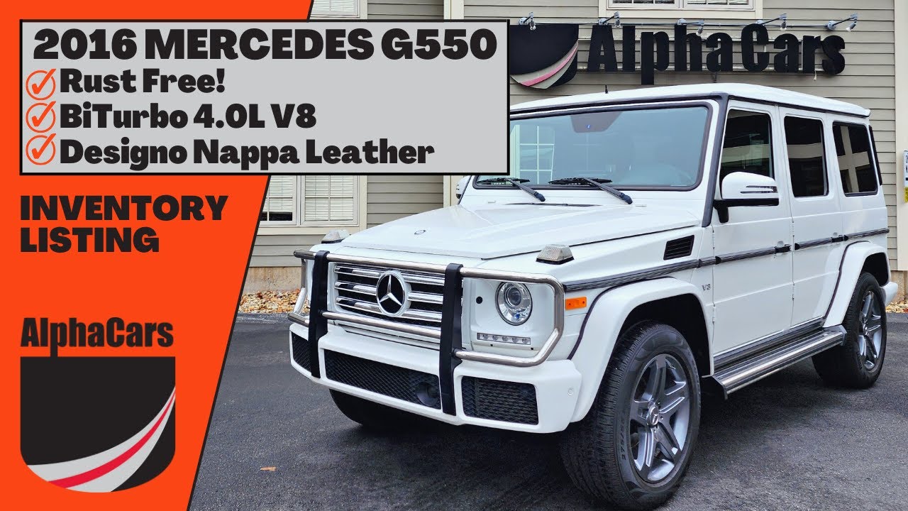 Why is This 2016 Mercedes G550 Designo Special? Rare Options, Features, & Condition Overview