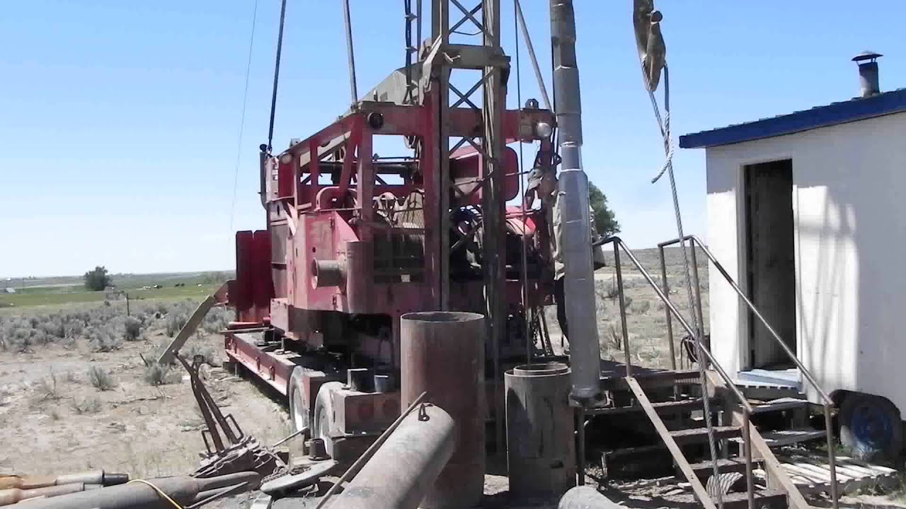 Bailing & Drilling Dietrich Idaho New Well 5202013 YouTube