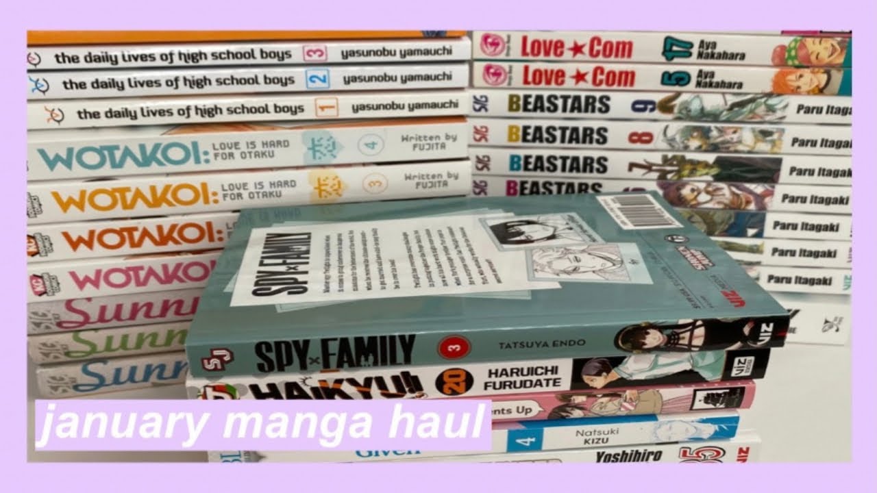 collective manga haul & unboxing - january 2021