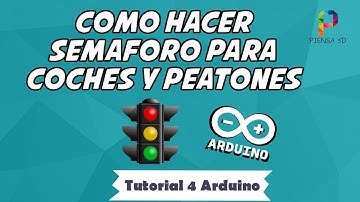 CÓMO HACER un SEMÁFORO para COCHES y PEATONES 🚦 ► ARDUINO [ TUTORIAL 4 ] ✅