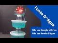 Fonte de água que não usa energia elétrica (fonte de Heron) experimento de física