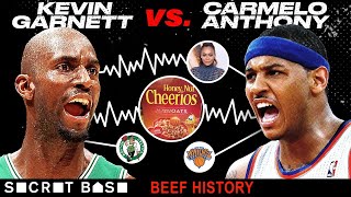 Carmelo Anthony and Kevin Garnett's beef tasted like Honey Nut Cheerios... or maybe not?