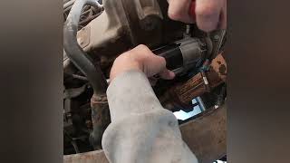Isuzu starter swap