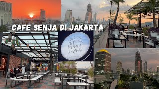 LANGIT SEDUH ROOFTOP CAFE JAKARTA | BEST SUNSET CAFE IN CENTRAL JAKARTA | SUNSET CAFE JAKARTA