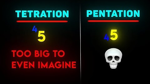 The fastest and easiest explanation|tetration and pentation