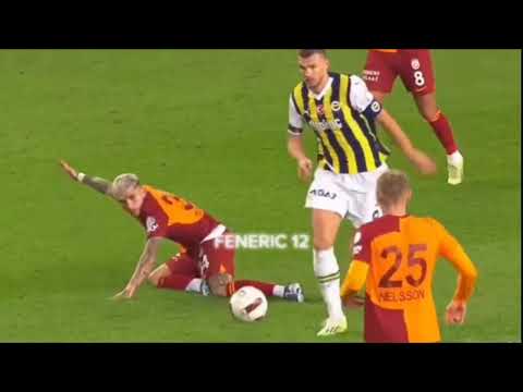 Torreira Kendini Yere Atıyor | Fenerbahçe - Galatasaray Derbisi