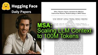 MSA: Scaling LLM Context to 100M Tokens