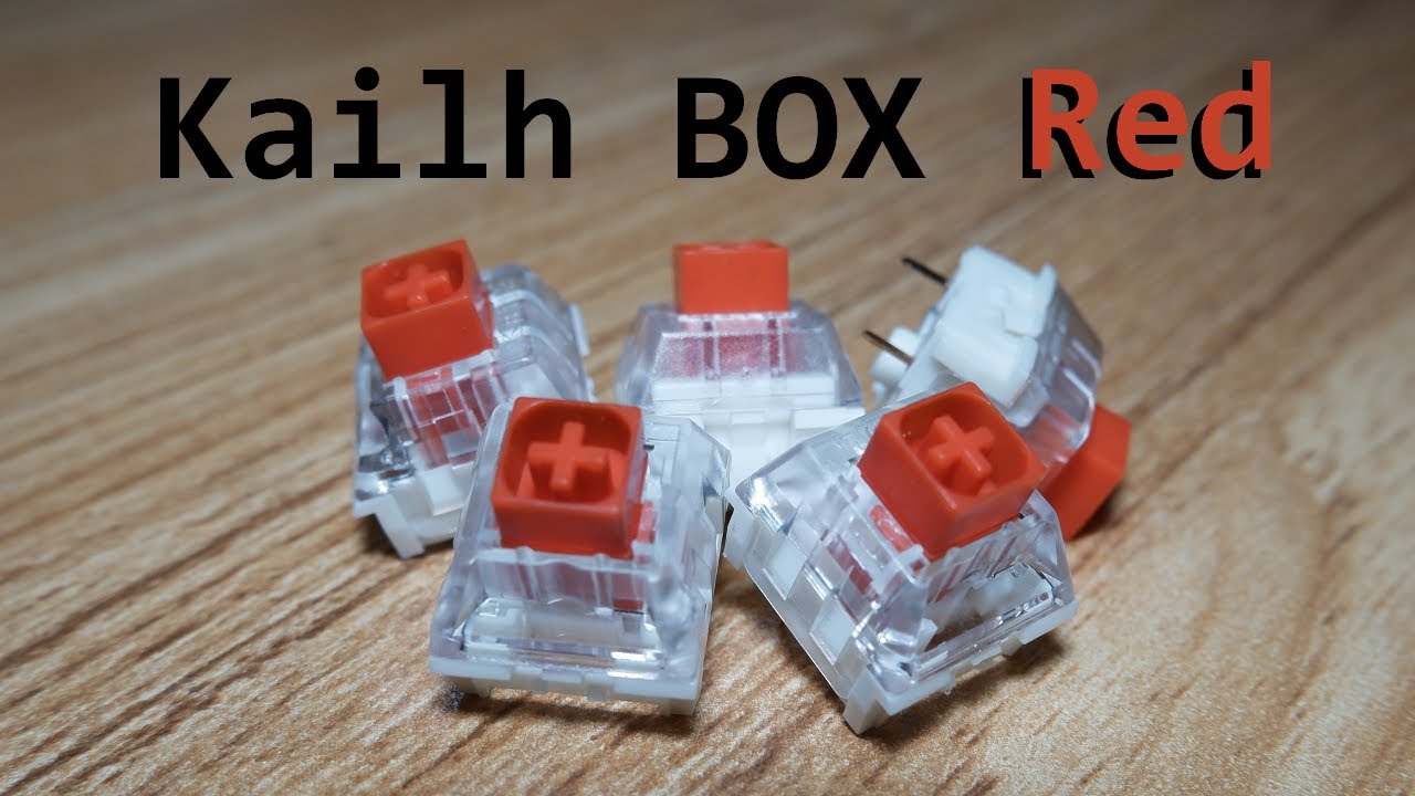 Kailh Red switch review - YouTube