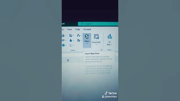 How to Create Maps in Microsoft Excel #shorts