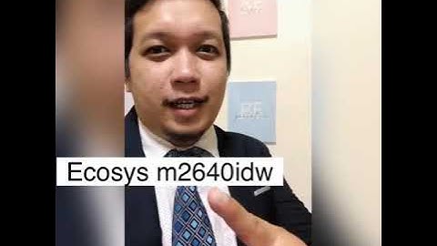 Basic Specifications of KYOCERA Ecosys m2640idw