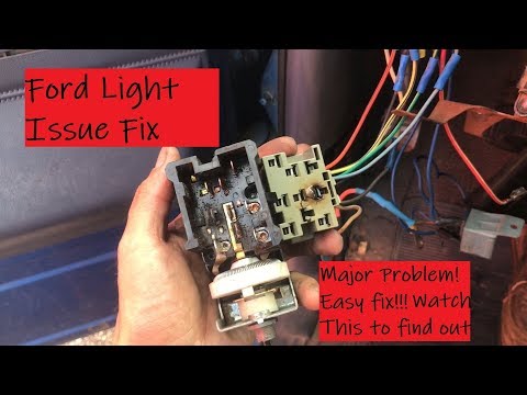 1990 bricknose ford headlight issue and the fix!!!