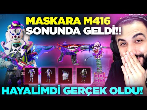 BEKLENEN MASKARA M416 SONUNDA GELDİ!!! 😮 7 SEVİYE FULLEDİM!!  | PUBG MOBILE