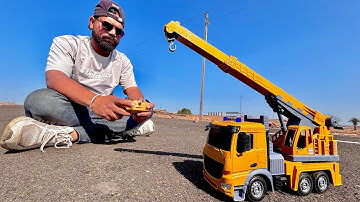 Remote Controlled RC JCB Hydra Crane Machine Unboxing 14 Tan |