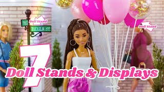 DIY  How to Make 7 Doll Stands & Displays